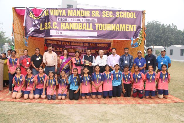 Closing Ceremony of L.S.S.C. Handball Tournament at BVM Kitchlu Nagar